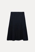 WOOL BLEND CAPE SKIRT ZW COLLECTION