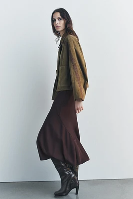 ZW COLLECTION MIDI SWING SKIRT