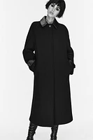 MANTECO WOOL BLEND COAT ZW COLLECTION