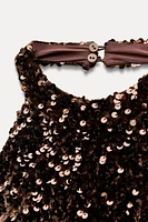 SEQUIN MINI DRESS