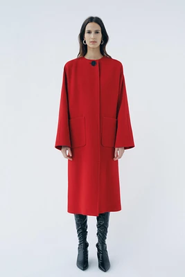 MANTECO WOOL BLEND COAT ZW COLLECTION