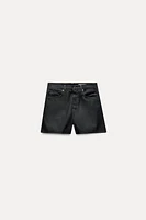 MID WAIST DENIM SHORTS ZW COLLECTION