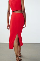 CUT OUT RING MIDI DRESS