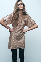 SHORT SEQUIN DRESS