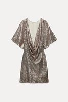 SHORT SEQUIN DRESS