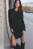 CREPE MINI DRESS