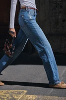 STRAIGHT LEG FULL LENGTH Z1975 JEANS WITH A HIGH WAIST