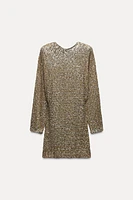 SEQUIN MINI DRESS ZW COLLECTION