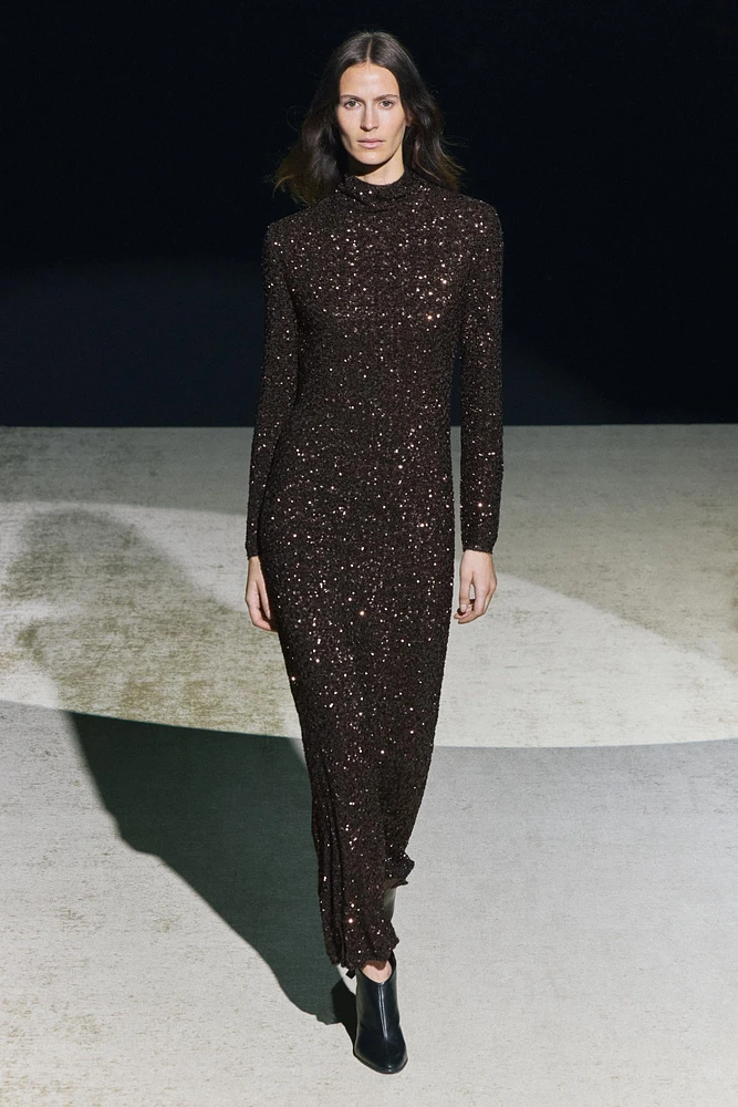 SEQUIN LONG DRESS ZW COLLECTION