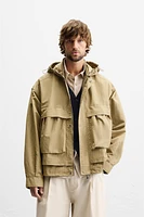 BOXY FIT POCKET PARKA