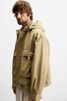 BOXY FIT POCKET PARKA