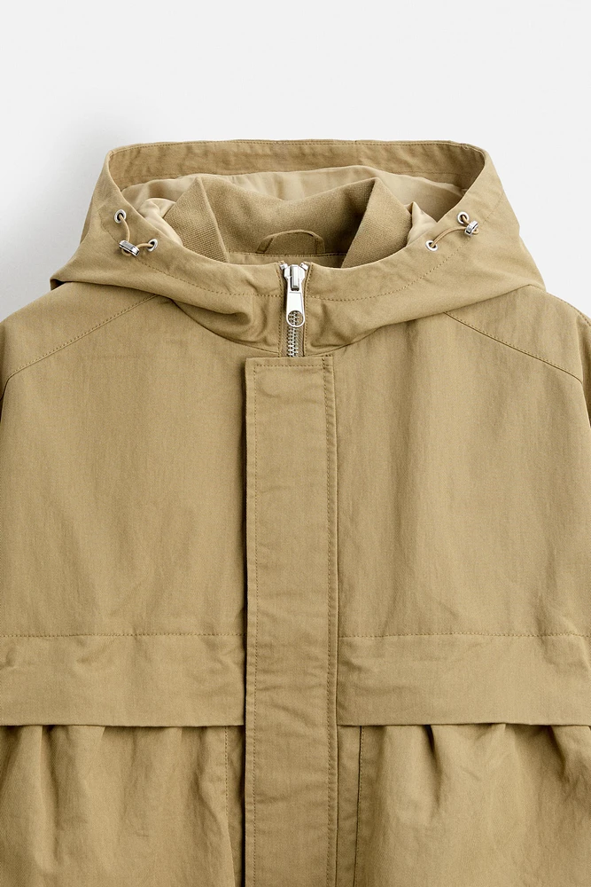 BOXY FIT POCKET PARKA