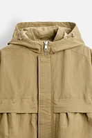 BOXY FIT POCKET PARKA