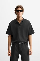 REGULAR FIT INTERLOCK POLO SHIRT