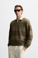 CONTRAST COLLAR POLO SHIRT