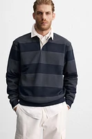 CONTRAST COLLAR POLO SHIRT