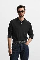 MERINO WOOL KNIT POLO SHIRT