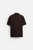 PIQUÉ TEXTURED POLO SHIRT