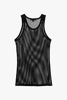 STRUCTURED MESH TANK TOP X STEFANO PILATI