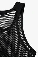 STRUCTURED MESH TANK TOP X STEFANO PILATI