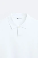 CROPPED FIT POLO SHIRT