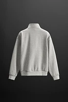 QUARTER ZIP SWEATSHIRT