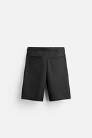 BELTED PLEATED SHORTS