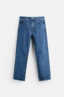 STRAIGHT LEG ANKLE FIT JEANS