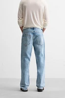 FLARED FIT SEAM JEANS