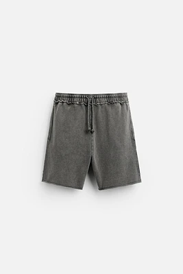 WASHED JOGGER SHORTS