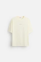 T-SHIRT WITH TONAL EMBROIDERY