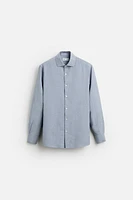 STRIPED TWILL SHIRT