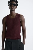 KNIT TANK TOP