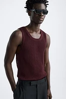 KNIT TANK TOP