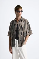 ABSTRACT PRINT SHIRT