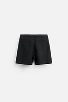 100% LINEN SHORTS