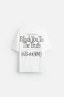 TEXT PRINT T-SHIRT