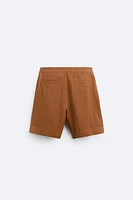 100% LINEN SHORTS