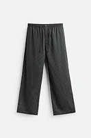 MODAL BLEND STRIPED PANTS