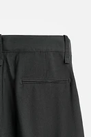 PLEATED CARGO PANTS