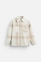 PLAID OVERSHIRT WITH POCKETS