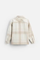 PLAID OVERSHIRT WITH POCKETS