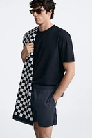 CHECKERED BEACH TOWEL