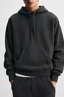 WASHED HOODIE SWEATSHIRT