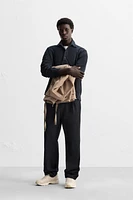 PLEATED JOGGING PANTS