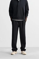 PLEATED JOGGING PANTS