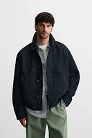 STRUCTURED CANVAS JACKET