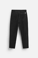 TAPERED CORDUROY PANTS