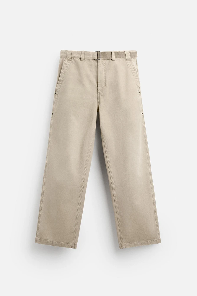 WASHED CANVAS PANTS LIMITED EDITION