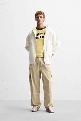 CORDUROY CARGO PANTS